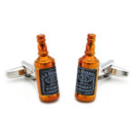 Whiskey Bottle Cufflinks for French shirts