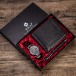 Men's Gift Set with watch, wallet, and pen