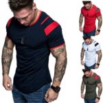 Men's Round Neck T-Shirt for spring casual wear