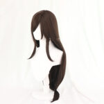 Long dark brown Straight Cosplay Wigs for anime and parties