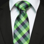 Premium Green Check Neck Tie