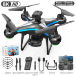 Laser Obstacle Avoidance Aerial Drone flying in a scenic area