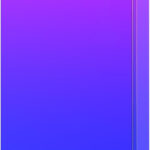 Ultra Slim Portable External Hard Drive with Blue-Purple Gradient