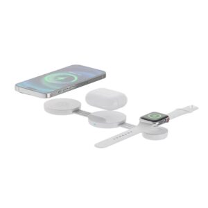 MiniFold 3-in-1 Wireless Charging Station for Phone, Watch, and Earbuds