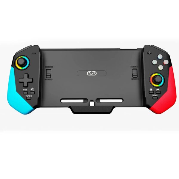 Wired Game Controller for Switch & Switch OLED – Plug-In Joypad with 6-Axis Gyroscope, RGB Lighting, Turbo & Vibration Support