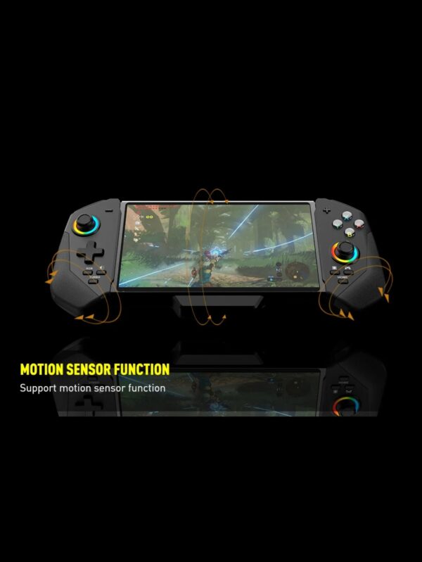 Wired Game Controller for Switch & Switch OLED – Plug-In Joypad with 6-Axis Gyroscope, RGB Lighting, Turbo & Vibration Support - Image 9