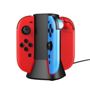 Fast Charging Dock Station for Nintendo Switch 2 Game Controllers – Portable Charger Stand with LED Lighting