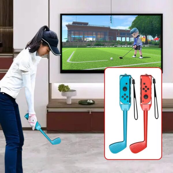 10-in-1 Sports Game Accessories Bundle for Nintendo Switch – Motion Sensing Kit for Tennis, Golf, Swordplay & More - Image 4