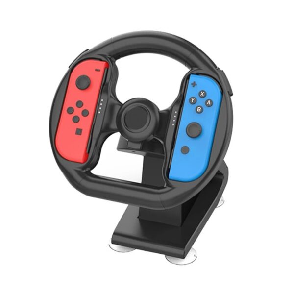 Real Experience Steering Wheel for Nintendo Switch Joy-Con – Multi-Axis Racing Controller Handle Stand - Image 4
