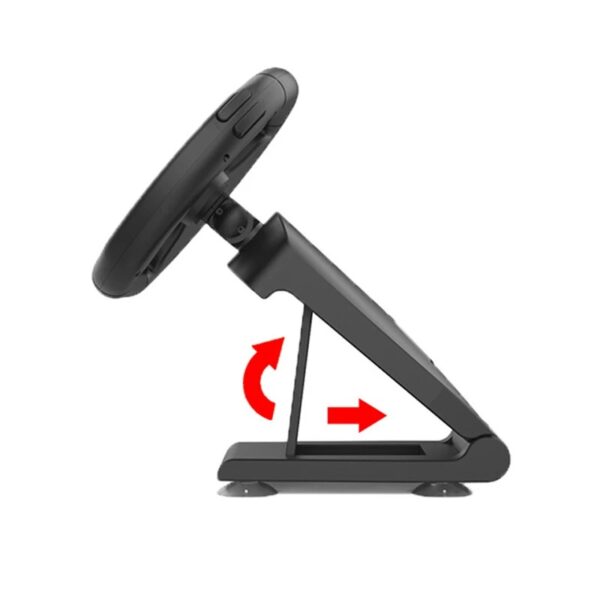 Real Experience Steering Wheel for Nintendo Switch Joy-Con – Multi-Axis Racing Controller Handle Stand - Image 3