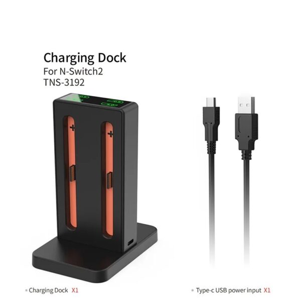 4-in-1 Magnetic Charging Dock for Nintendo Switch 2 Joy-Con – Fast Charge Station with LED Indicator & Beep Reminder - Image 3